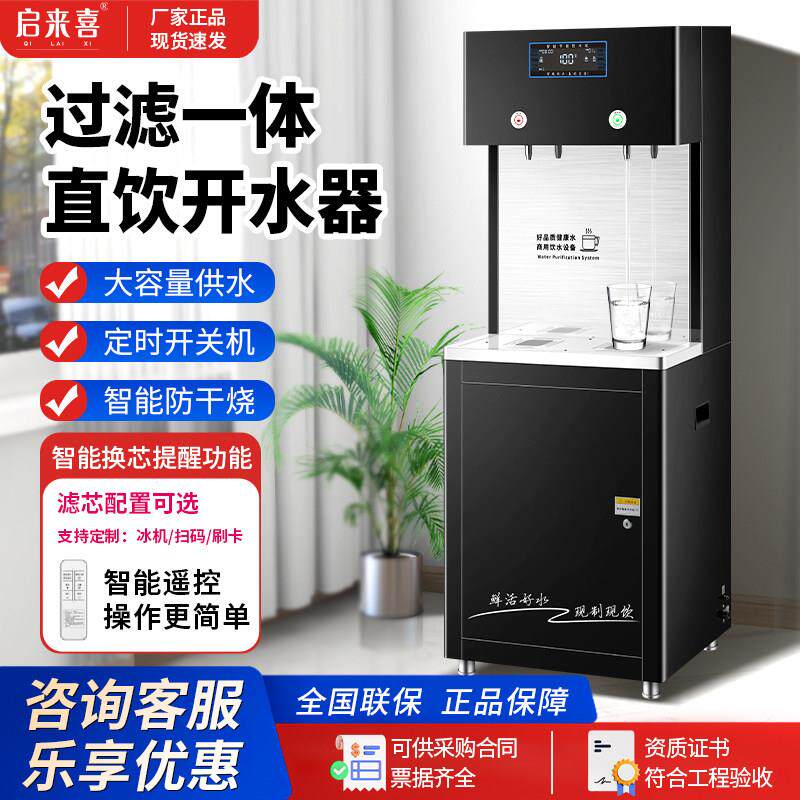 大容量商用直饮水机ro反渗透过滤办公净水学校冰温热冷节能开水器