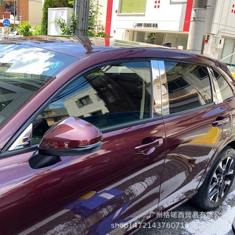 适用23款ZR-V RZ系改装车身车窗饰条ZR-V RZ系车窗中柱亮条