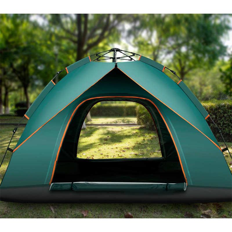 折叠野外防雨沙滩裕防晒帐帐篷自动户外双人加厚便携速开露营佑