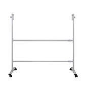 大型白板专用支架移动白板黑板椭圆形双杆白板框加固支架可逆伸缩