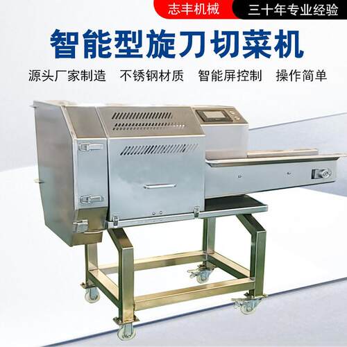 洋葱切丝机触屏控制高产量大洋志丰大葱切段机商用黄瓜切片机器