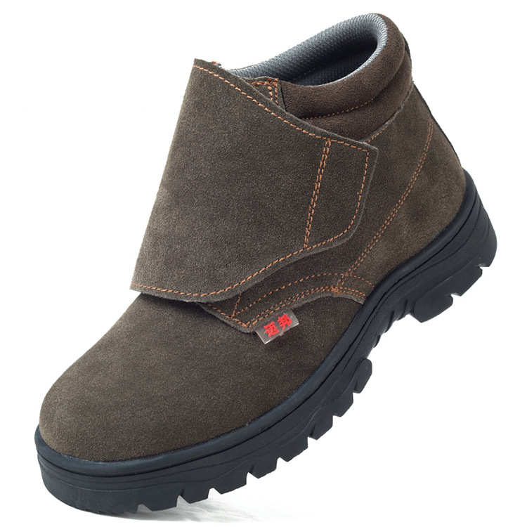 男防砸防穿刺防飞溅高帮工作鞋安全鞋防护鞋电焊工专用大盖劳保鞋