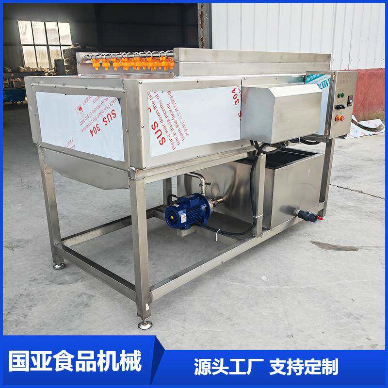 螺旋毛辊白萝卜清洗机全自动洗萝卜机器萝卜去泥设备