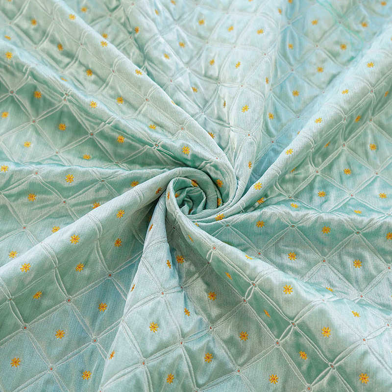 薄荷绿菱形格经典柔软小黄花春秋简约风女装面料色织花束装饰布料,纺织面料/辅料/配套,服装花边,淘宝优惠券,粉丝福利购,淘宝优惠卷