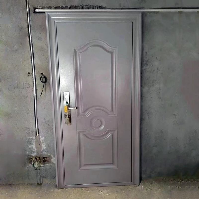 不锈钢防盗门安全门双开智能锁进户联动门工程用钢制金库门直供