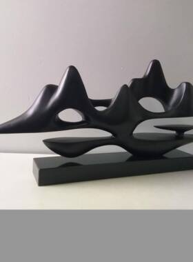 现货创山水SFL-168Z新式玄关中客厅酒意店会所样摆板房树脂家居件