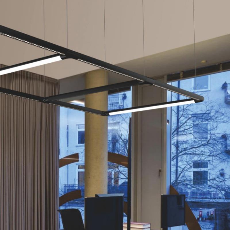 商用吊灯按需拼接款吊条灯办公室照教室高显指明灯线办公WD420A灯