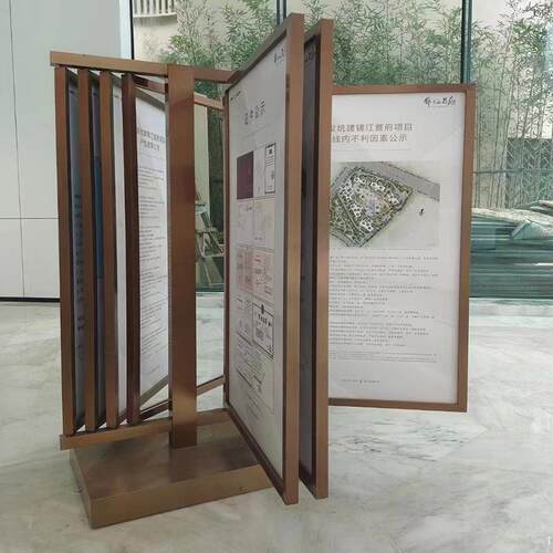 房产售楼部可转动镀锌板金属材质标识标牌广告牌厂家商用旋转招牌
