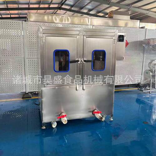 双开门小桶清洗机小牛喂食桶毛刷清洗机商用垃圾桶清洗设备