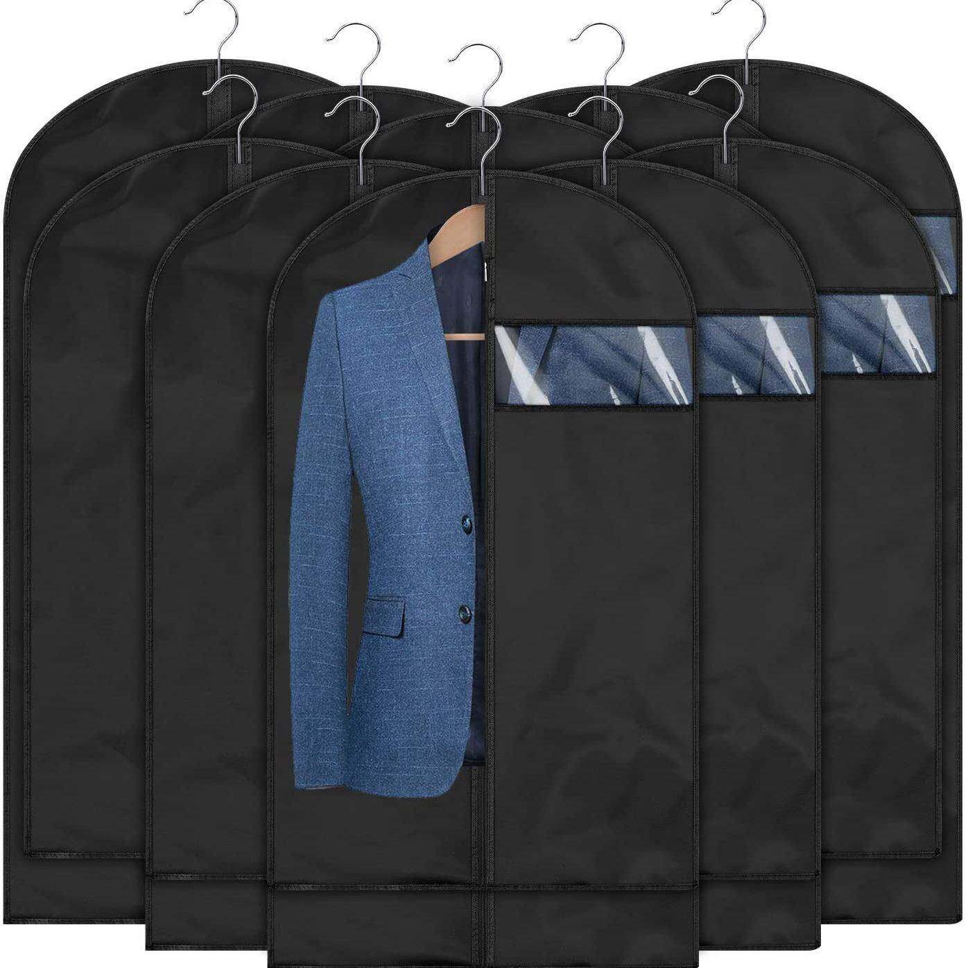 衣服防尘罩挂式家用 挂衣袋牛津布衣柜收纳衣袋 大衣西服套子