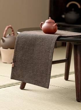 式禅意香云CX2514纱席手工老料双干面真蚕丝茶茶桌垫复古茶杯垫泡