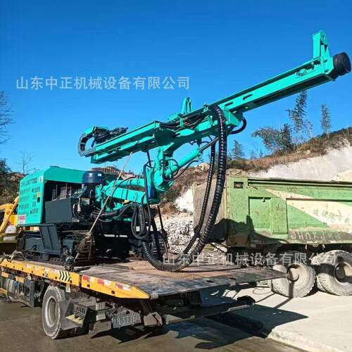 中正各型号气动凿岩机动力头隧道锚杆钻机现货供应 30米举高钻机