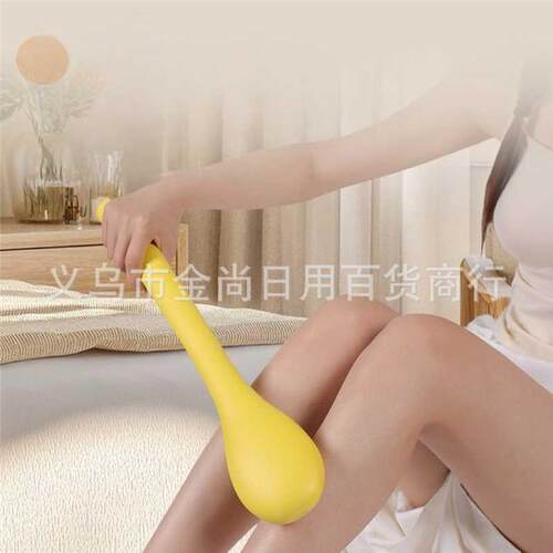 Meridian tapping rod for muscle relaxation and massage, a he