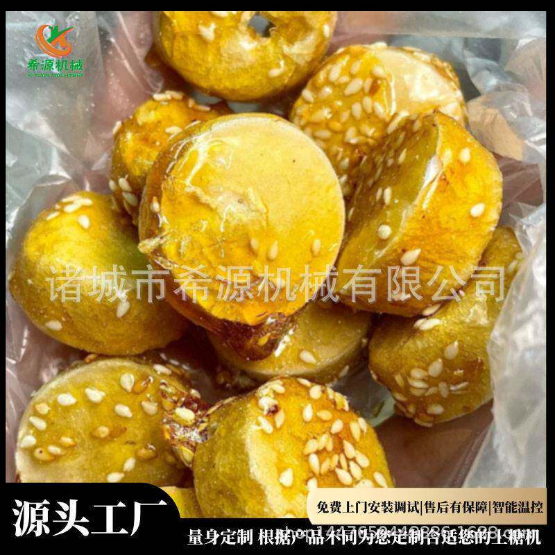 冻干山段上糖机江米条油炸锅浸糖机山楂全自动上糖机