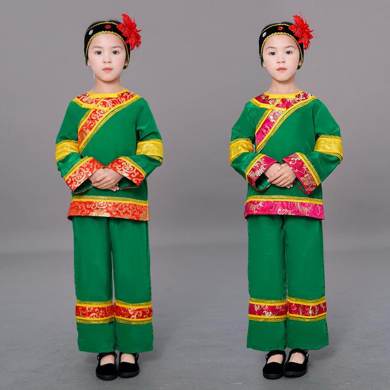 叫一声二奶奶儿童戏曲演出服装京剧丑婆媒婆衣地主秧歌服喜婆媒服