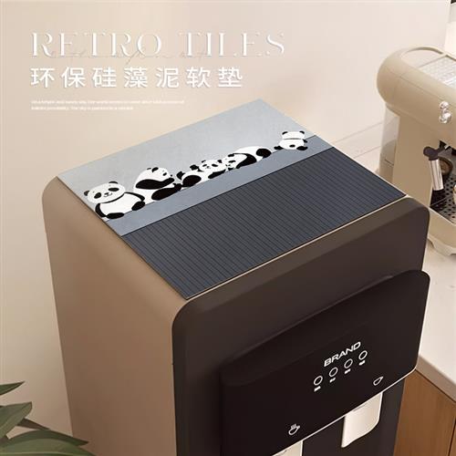 饮水机防尘罩微波炉保护垫冰箱床头柜万能盖巾吸水防滑硅藻泥盖垫
