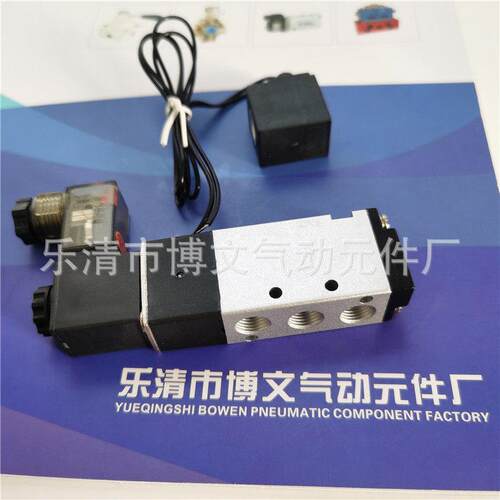 电磁阀4V1100-06-A/B 两位通4v五116A/B-M5 P4v110-M5T端子式换向