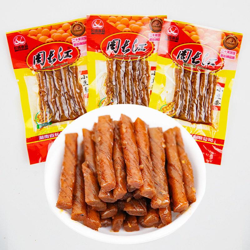 周长江小豆条豆筋湖南特产儿童怀旧麻辣条豆牛筋嚼劲零食小吃食品