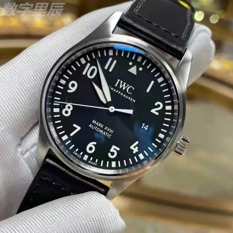 盒证[9.8新]IWC/万国表飞行员系列精钢自动机械手表男表IW327009
