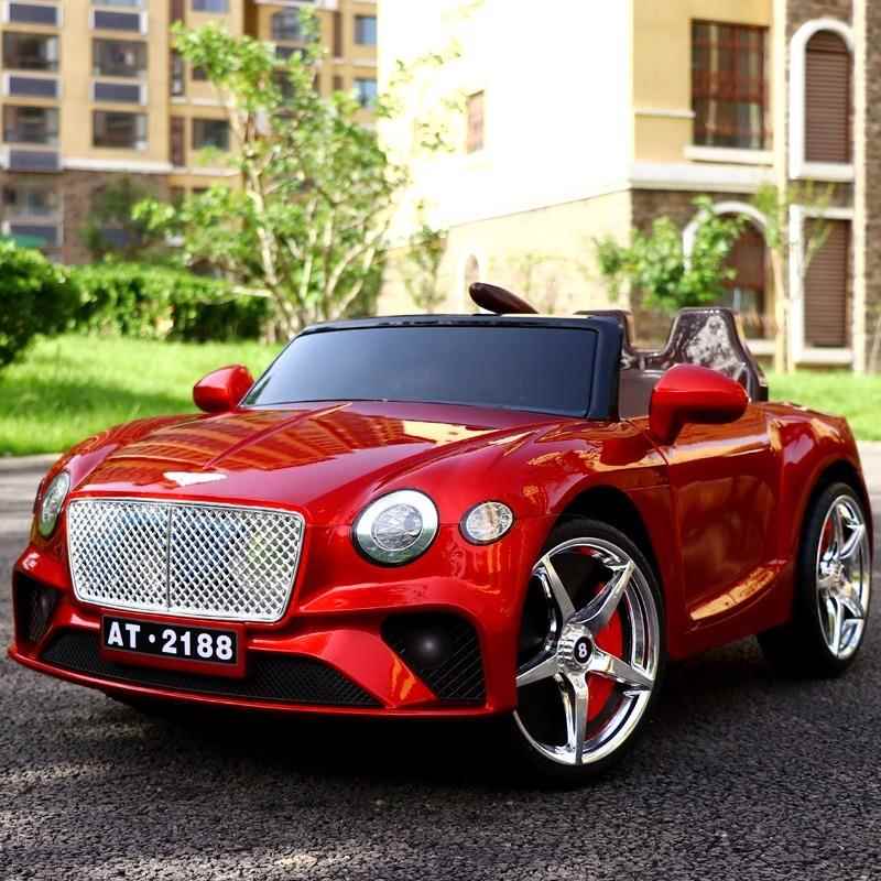 高档宾利儿童电动车四轮驾小汽车遥控玩具车自可坐童大人婴儿宝宝