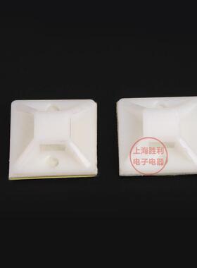 量大优惠尼龙扎带定位片、尼龙扎带固定座吸盘25*25mm500个/包