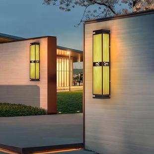 不锈钢云石户外壁灯海浪造型外墙挂壁灯led30W长方形壁灯