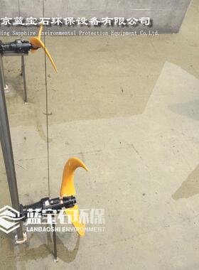 低速潜水推流器现场安装QDT潜水慢混螺旋桨推进器选型安装搅拌机