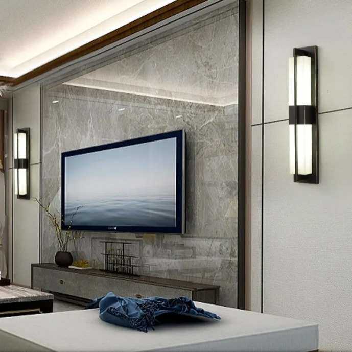 新中式壁灯卧室床头灯过道楼梯餐厅网红背景客厅现代简约墙壁灯具