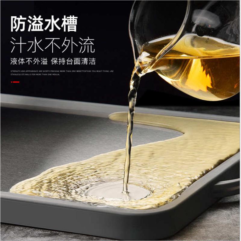 多功能双面砧板304不锈钢菜板可直立菜板厨房揉面