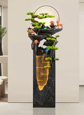 流水饰摆CD650565落地新款装简约循环件水观创景意办公室客厅阳台