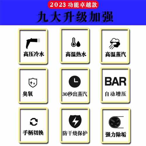 2023家电高压清洗机油烟空调清洗多功能一体机设备高温蒸汽清洁机