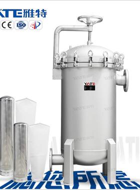 果汁饮滤料不菜锈3钢多袋式过滤器啤酒过滤机ZBC16L卤水咸水过设