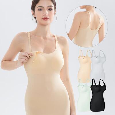 Large size seamless no wear bra, postpartum cup, long