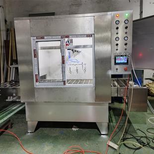 高速旋转往复机流漆左水线上自动喷机面输NUN送喷平油线单轴右喷