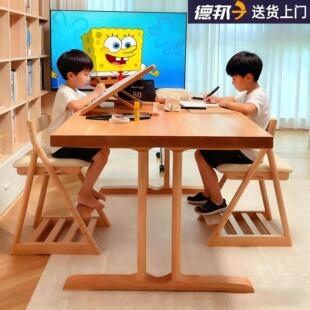 书桌去客厅化大长书桌学生阅读学习桌长条桌家用办公工作台电脑桌