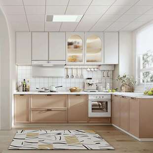 工厂直销橱柜厨房家具套装石英石整体橱柜家用商用储物吧台一体柜