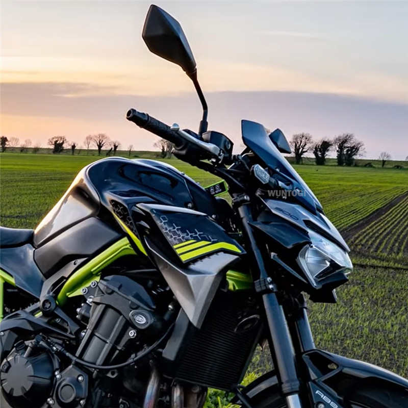适用川崎 z900 z 900 20-21改装件前风挡 加高小挡风导流板整流罩