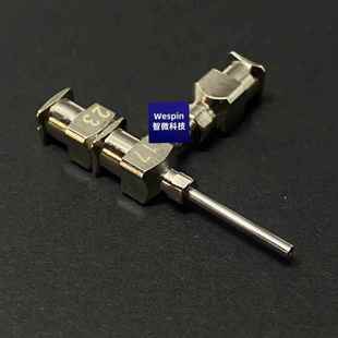 静电纺丝同轴针头双针座内外齐平3D打印熔融湿法壳核皮芯中空纤维