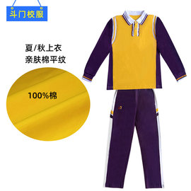 珠海市斗门区小学生校服长袖统一班服男生女生冬装套装外套学生装