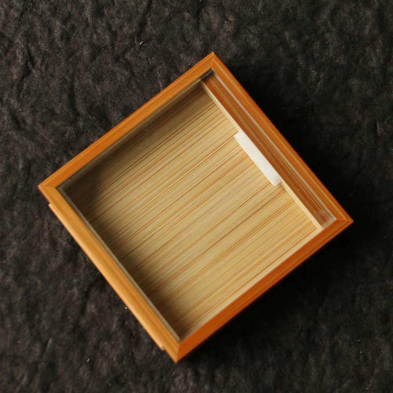 沪上名家曹自康本工精工榫卯结构老玉竹大方盒黄蛉盒鸣虫器具收藏