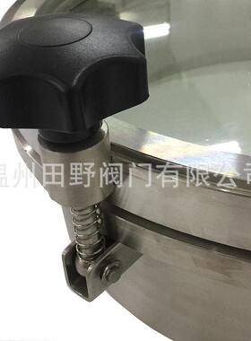 玻璃盖不锈钢人孔发酵罐观察孔拱形钢化玻璃10毫米厚Glass Manhol