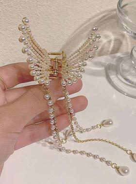 Tassel Butterfly Hairpin Head Elegant Temperament All-match