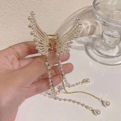 Tassel Butterfly Hairpin Head Elegant Temperament All-match