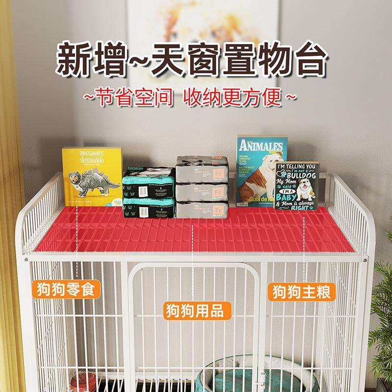 小型犬铁笼中大型犬方管跨境厂家置物狗笼子加粗宠物狗笼狗窝