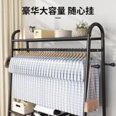晾衣架落地家用学生宿舍折叠卧室内晒挂衣服架子简易收纳整昌嘉勤