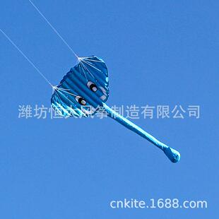 潍坊风筝双线大象软体风筝复线软体卡通动物软体风筝kite