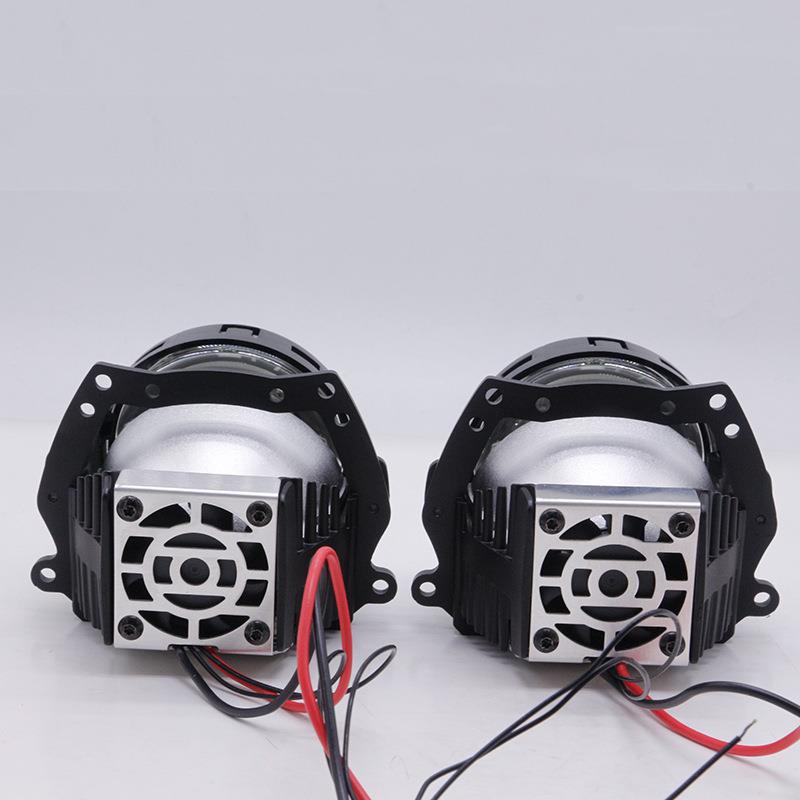 DC12V3寸双光透镜 N76S3专业三代43W白光5500-6500K单灯杯前照灯