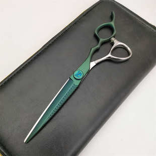 数控剪刀 CNC剪刀 MDE 7寸 平剪 VG10美发剪刀批发 牙剪 理发剪刀