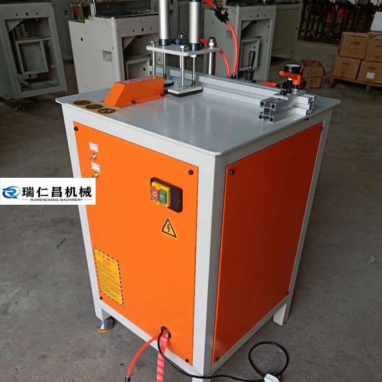简单铝合金门窗全气动铣格条机手摇开口机格条开槽切割机械