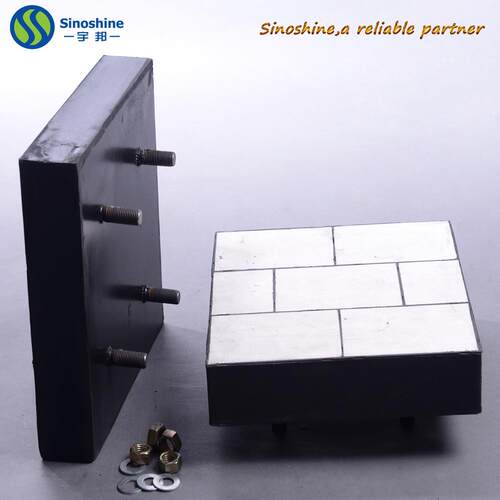 宇邦直销用于冶金钢铁业输料设备的三合一耐磨陶瓷橡胶复合板